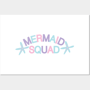 MERMAID SQUAD Posters and Art